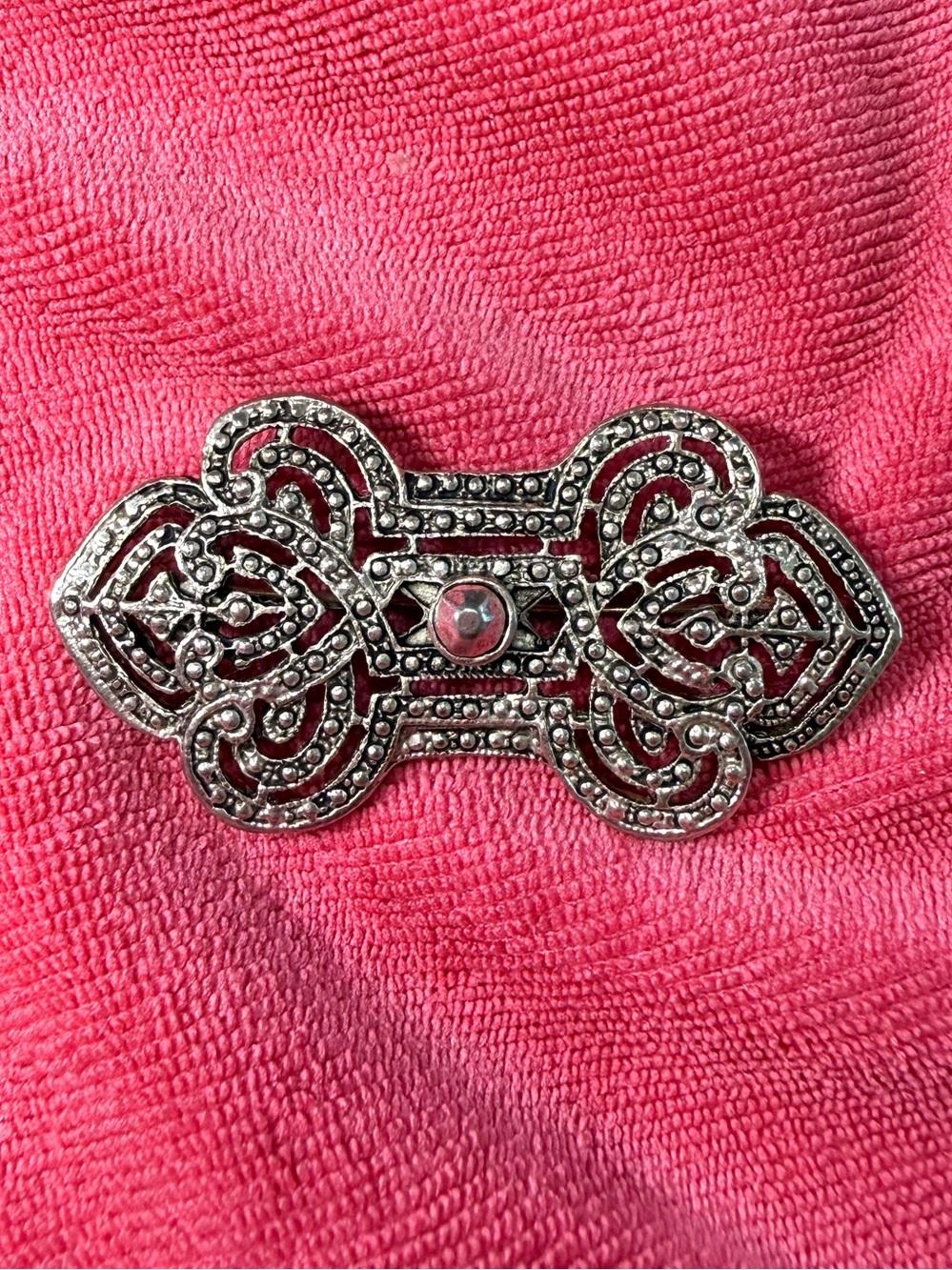 1940’s Silver Filigree Brooch passed over by Great Grandmother from Germany